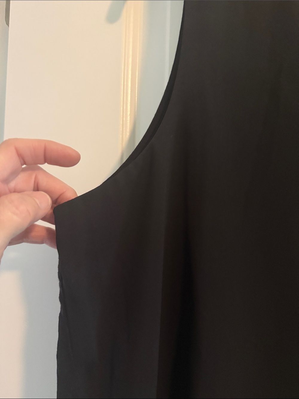 Michael Kors Black V-Neck Layered Chiffon Camisole - Picture 4 of 6